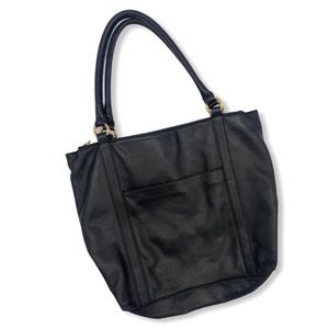 J. Crew Genuine Leather Black Shoulder Bag